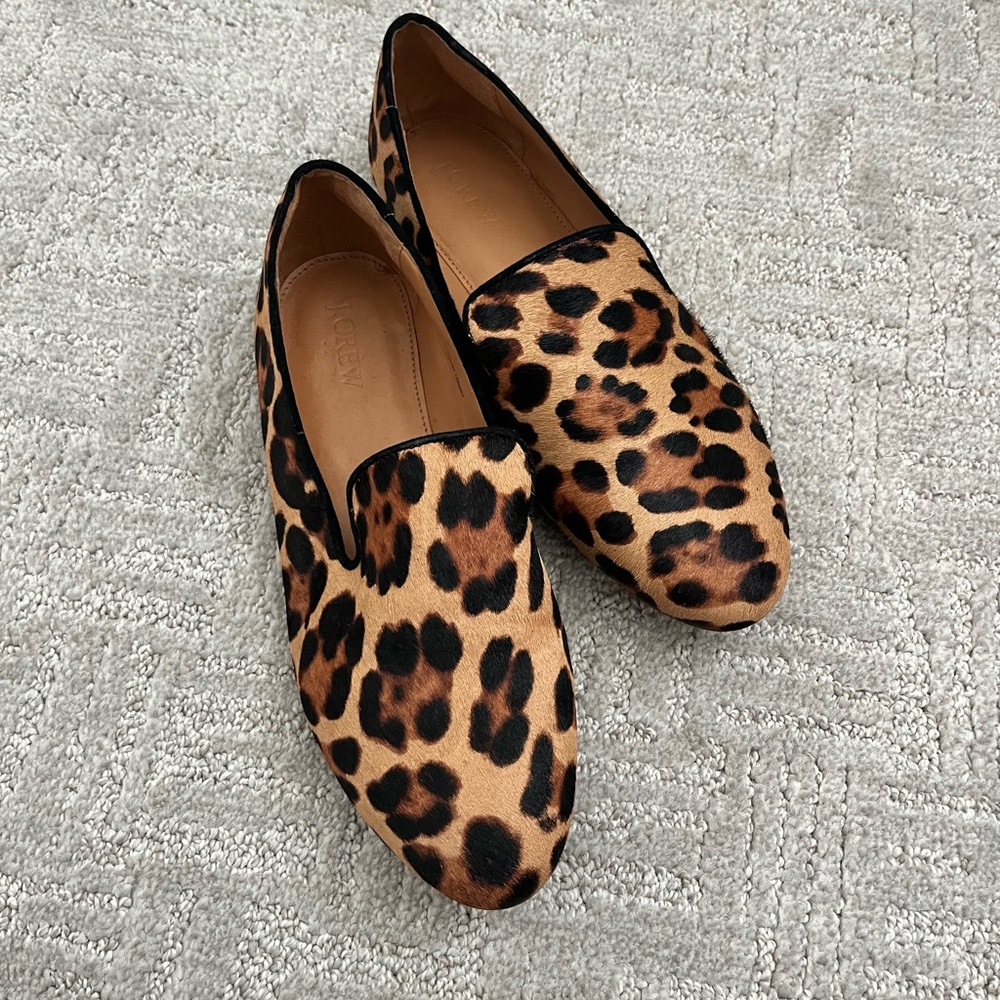 J Crew Leopard Print Women's Loafers